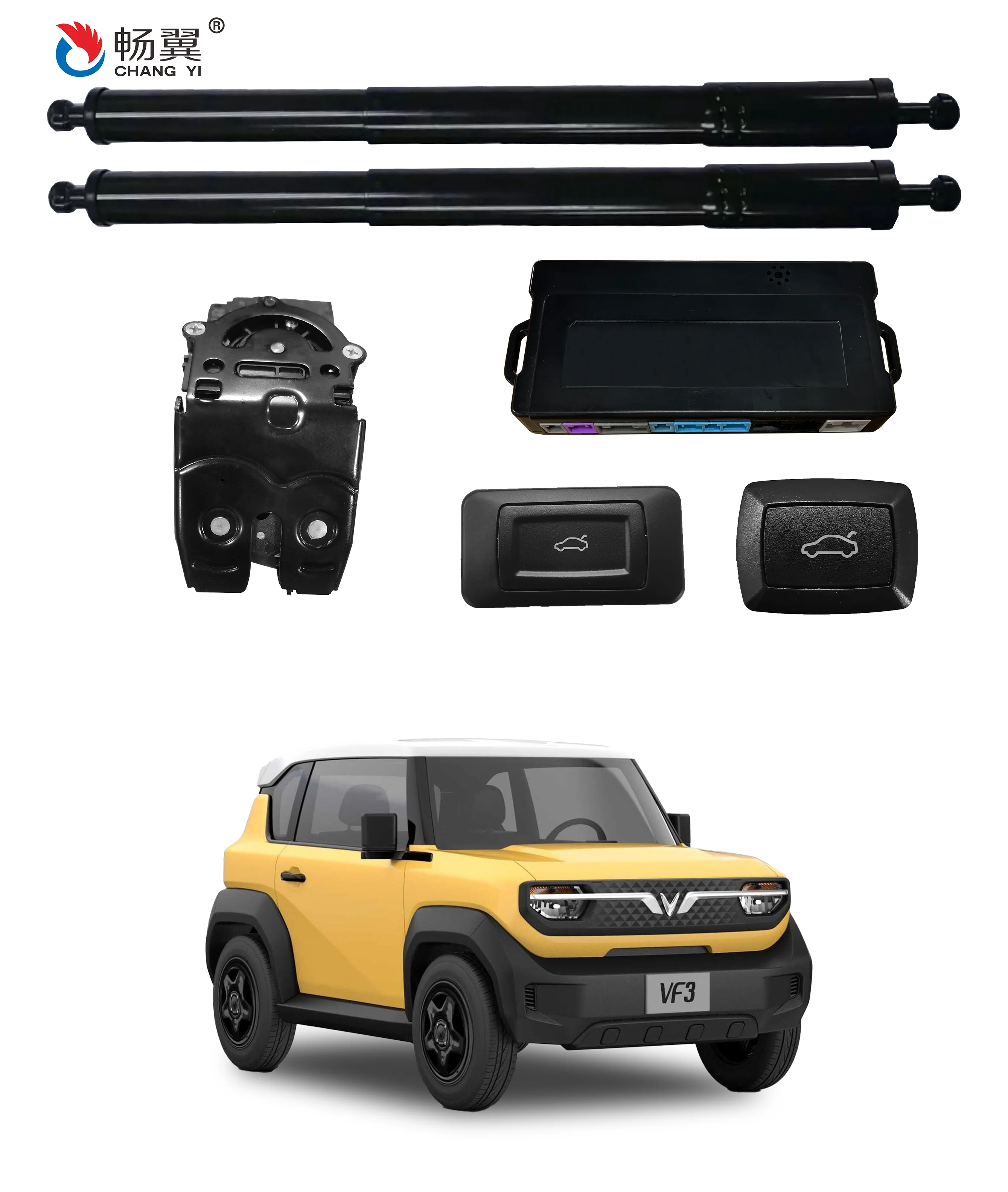 

Car Modification Parts Automobile Electric Tailgate Lift Electric Tailgate Foot Sensor for Vinfast VF3 2024+ with Remote Control