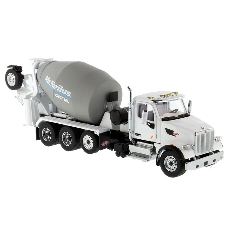 Diecast 1:50 Scale Peterbilt 567 Mixer Truck Alloy Model DM71074 Collection Souvenir Display Ornaments