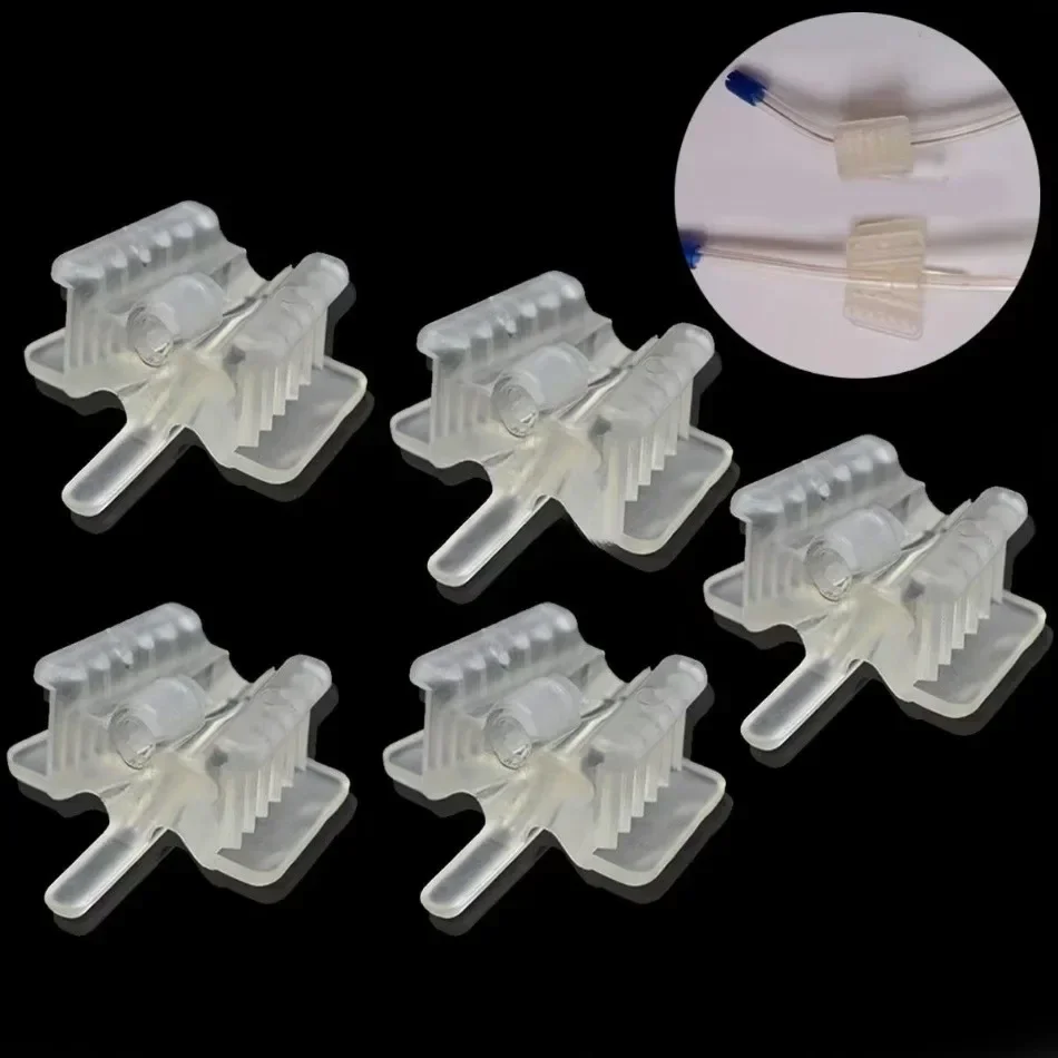 

5pcs Dental Silicone Mouth Support Holding Saliva Ejector Suction Tip Occlusal Pad Mouth Opener Retractor Oral Hygiene Material