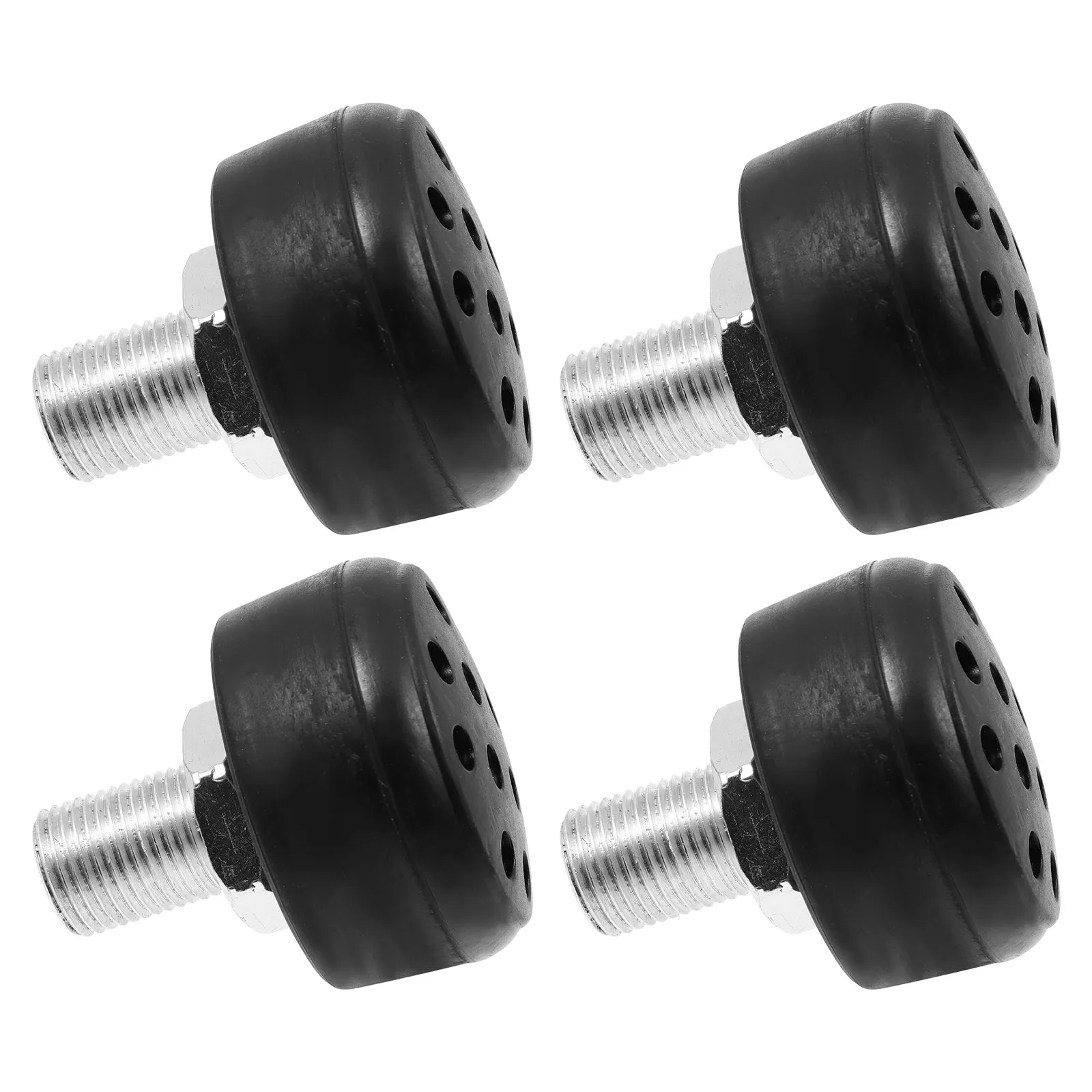 

4Pcs Roller Skate Stops Rubber Toe Stoppers for Quad Skates Stable Control No Mark Quiet Braking Block Stoppers Skating Brake