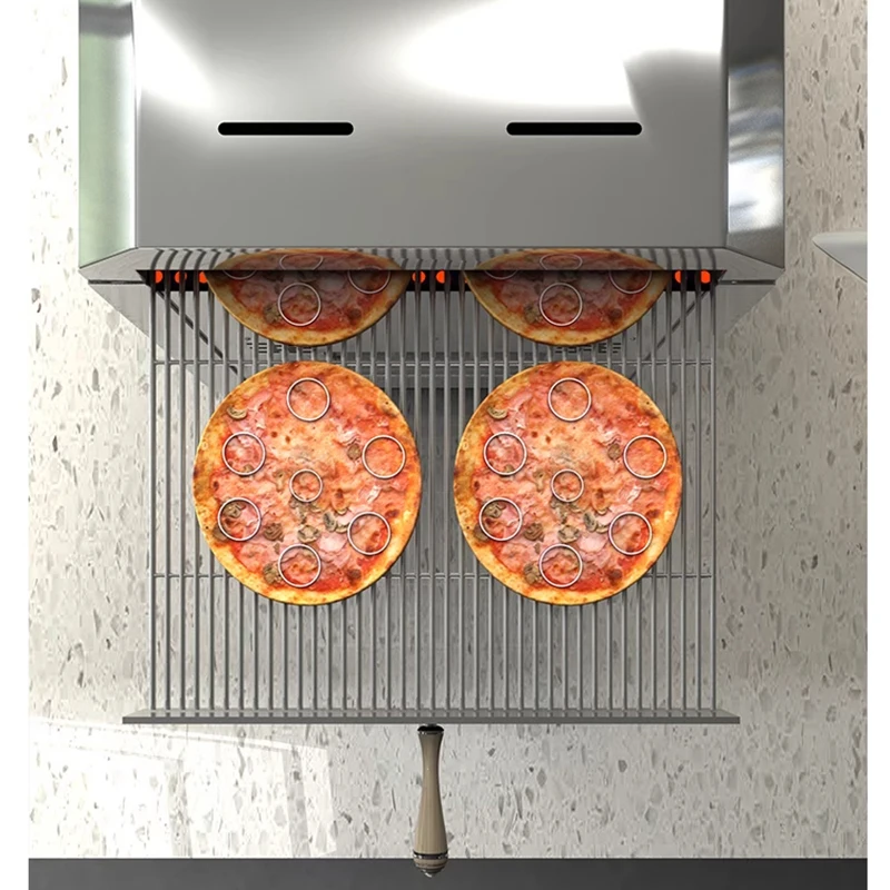 Precise Temperature Control Stainless Steel Gas Pizza Oven 6 Trays Small Commercial Outdoor Oven Outdoor Commercial Pizza Oven