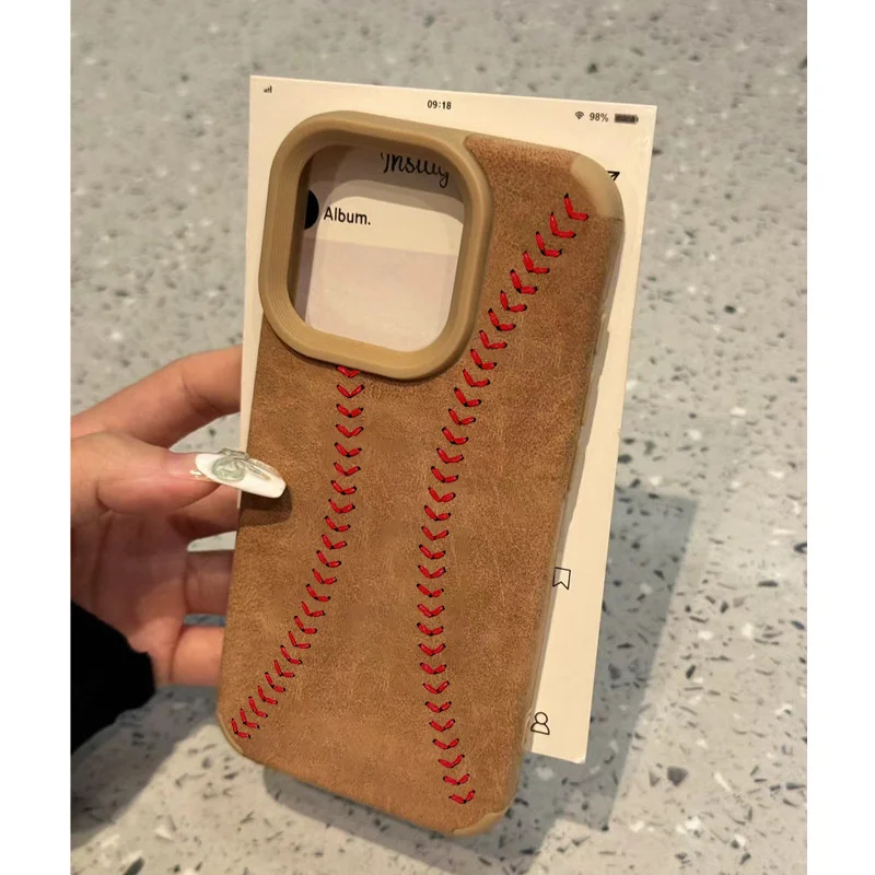 

Simple Baseball Grain Casing For Vivo V50 V40 V30 V29 V27 V25 S50 S30 Pro Mini X300 X200 FE X100 X100S X90 X80 X70 Soft Cover
