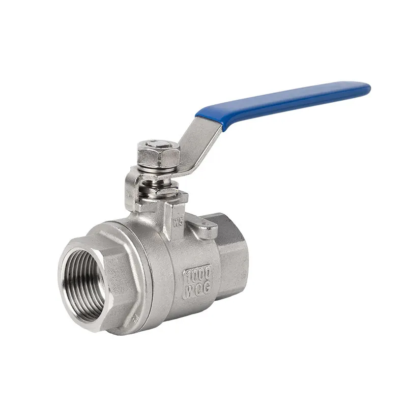 

304 stainless steel high temperature resistant ball valve two-piece steam 300 degree internal thread valve switch 6/4 minutes