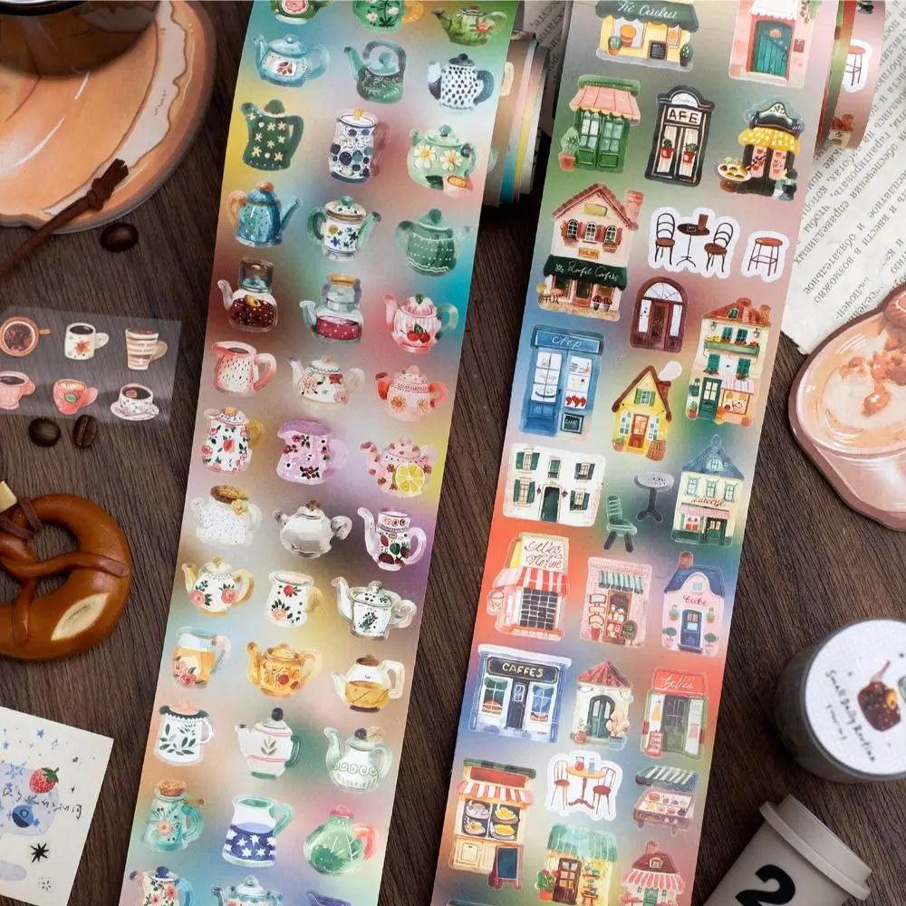 

New Daily Life Theme Die Cut Tape DIY Colorful Scrapbooking Stickers Gift Deco Stickers School Stationery