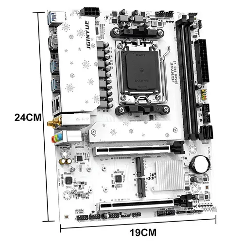 Imagen 2 del producto Placa base para juegos de ordenador B650M PRO V2 AM5 DDR5 M.2 NVME 5,0 M-ATX compatible con PC de escritorio serie Ryzen 7000-9000 ARGB