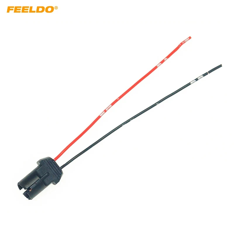 FEELDO Auto T10 W5W 147 501 Car Light Socket Connector Holder Base Dash Light Wire Harness Car Electronics Accessories