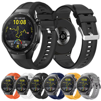 22mm Smart Watch Strap For Huawei Watch GT5 Pro 46mm Official No Gaps Silicone Bracelet For Huawei GT5 Pro Soft Sport Wrist Band