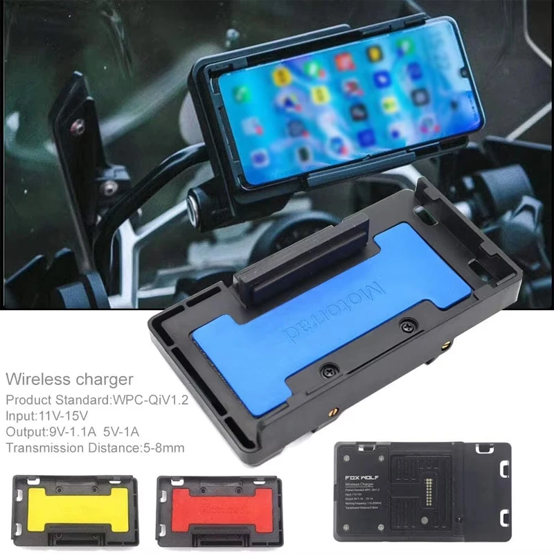 

Wireless Charge Mobile Phone Navigation Bracket GPS Phone Holder for BMW R1200GS R1250GS ADV LC