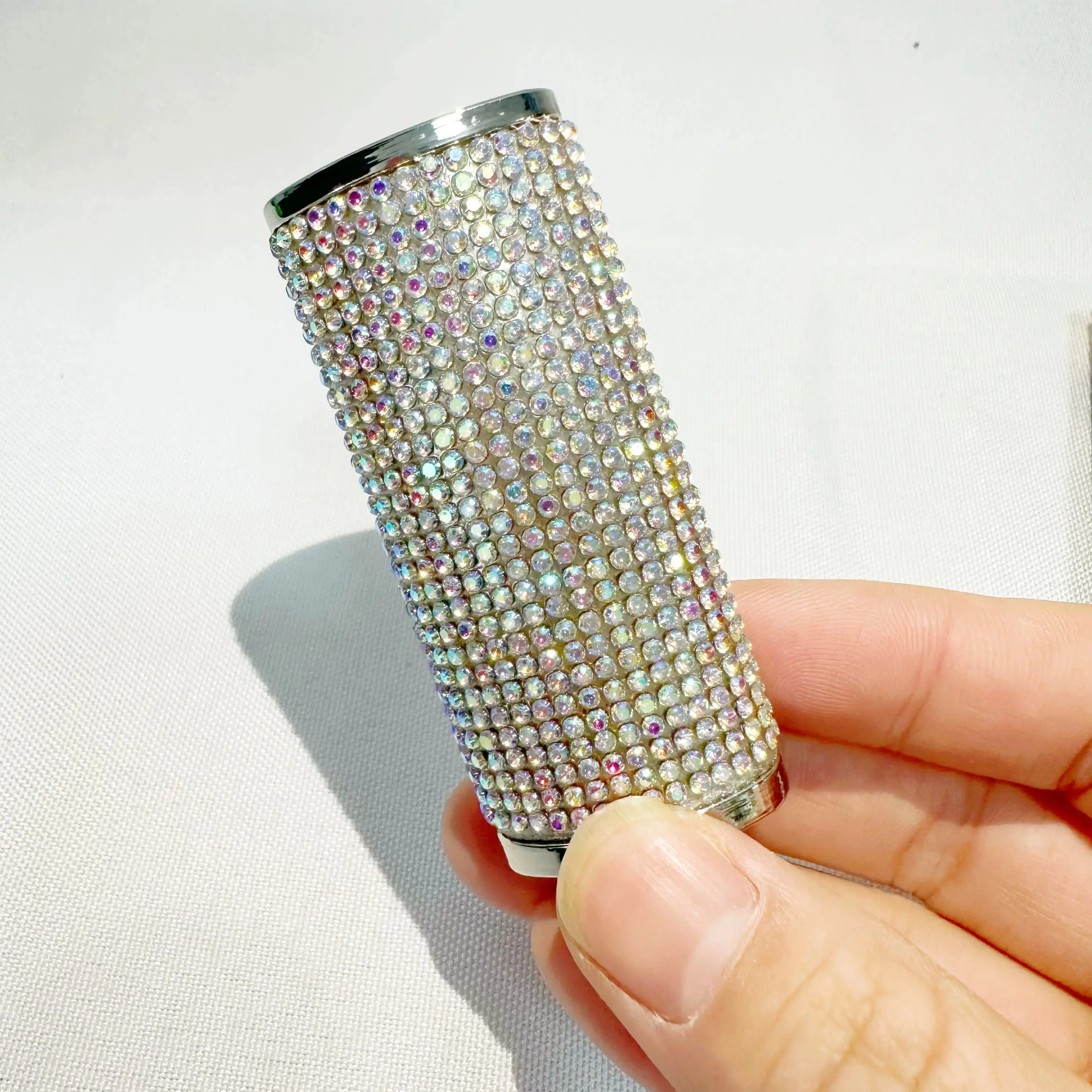 Per Big Original BIC J6 Custodia di design per accendino Custodia in metallo con diamante lucido Custodia in metallo fai-da-te e custodia senza