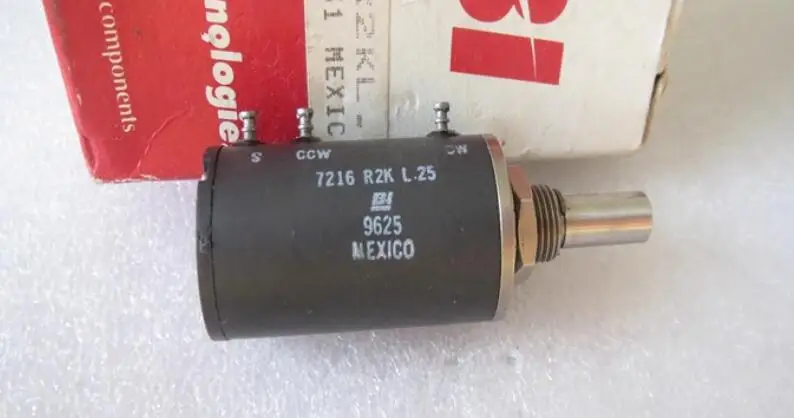 

7216 R2K L25 многооборотный потенциометр 2K10, длина ручки 21 мм