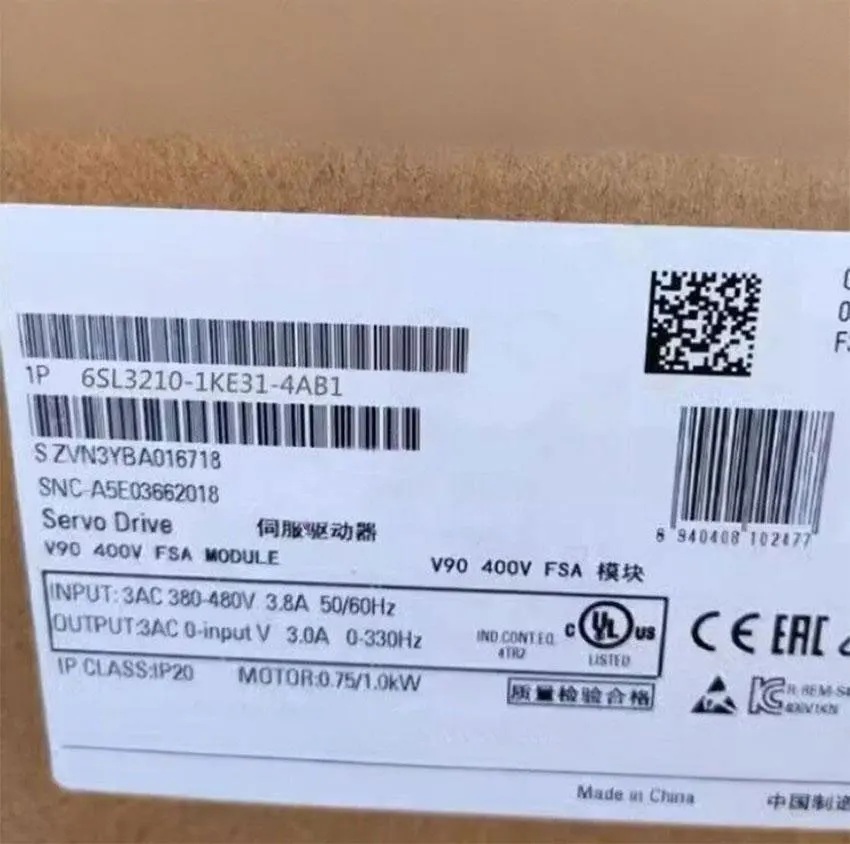 Brand new 6SL3210-1KE31-1AB1 6SL3210-1KE31-4AB1 6SL3210-1KE31-7AB1 6SL3210-1KE31-7UB1 Warrently One-year
