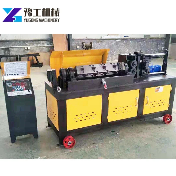 Reinforcing Bars Straighten Cutter Round Bar Straightening Steel Tube Cutting Machine Manufacturer