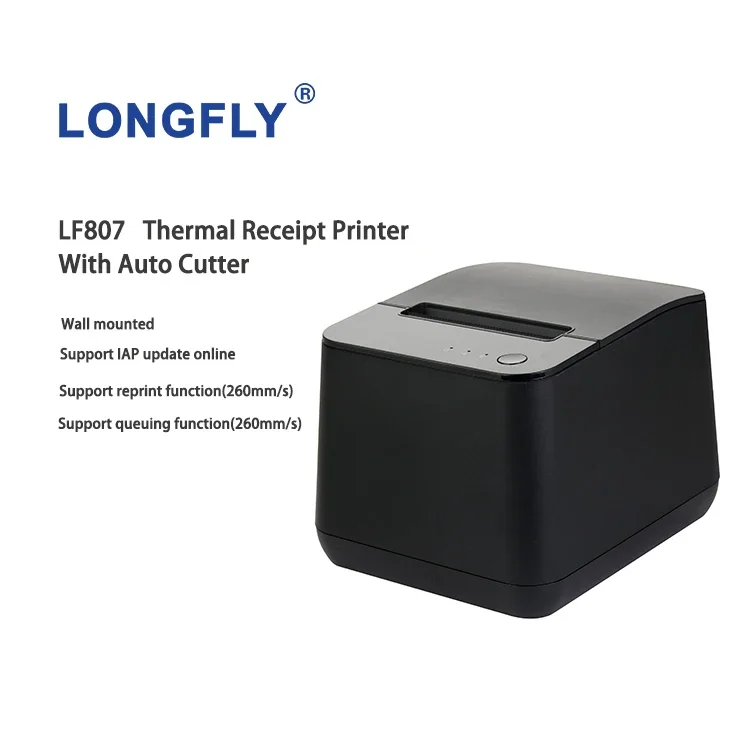 

LongFly Mini Receipt POS Thermal Printer 80mm USB Small Business Bill Printer for Daily Use