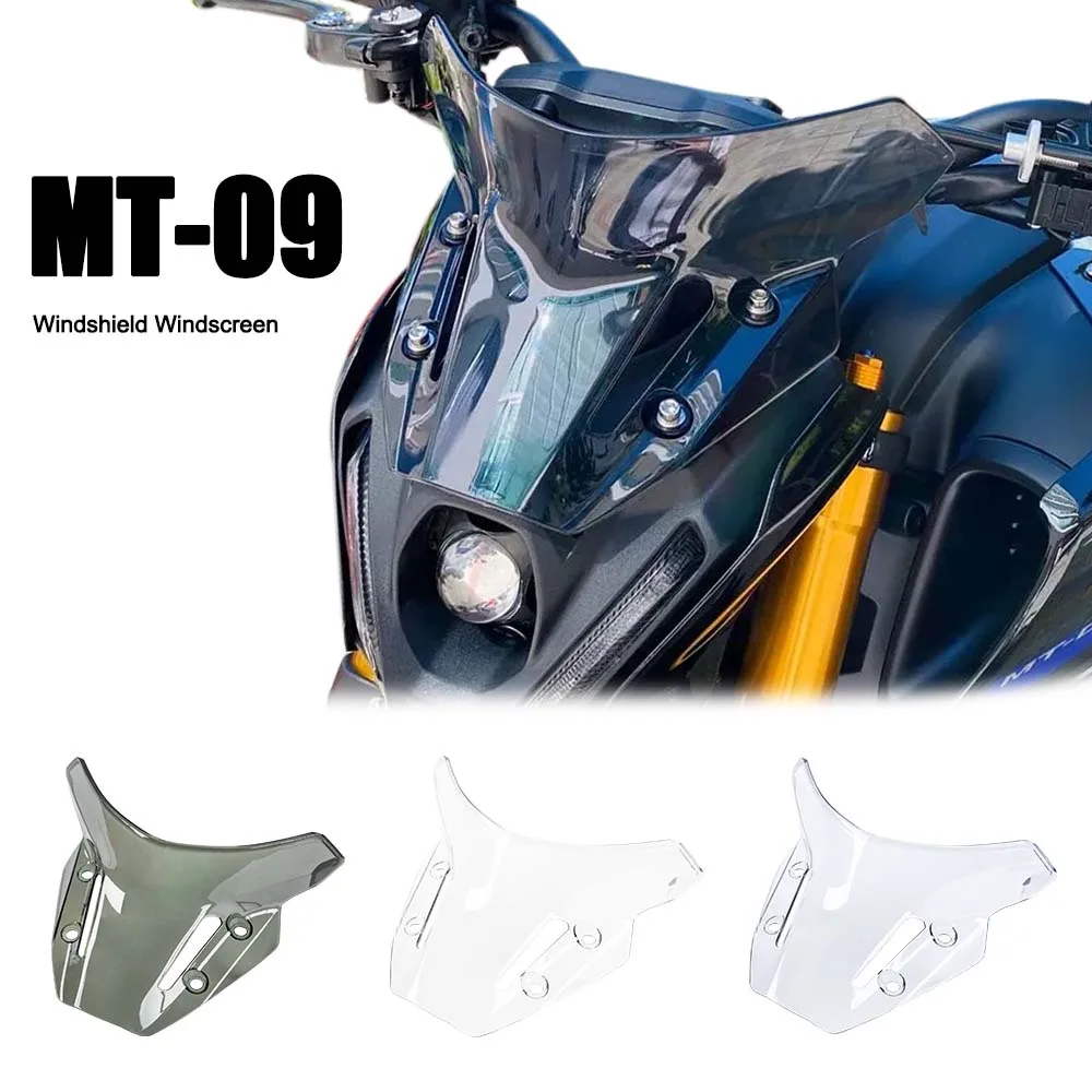 

FZ09 MT09 New Sport Touring Windshield Windscreen For Yamaha MT 09 SP 2021-2023 Wind Deflector Shield Screen Accessories