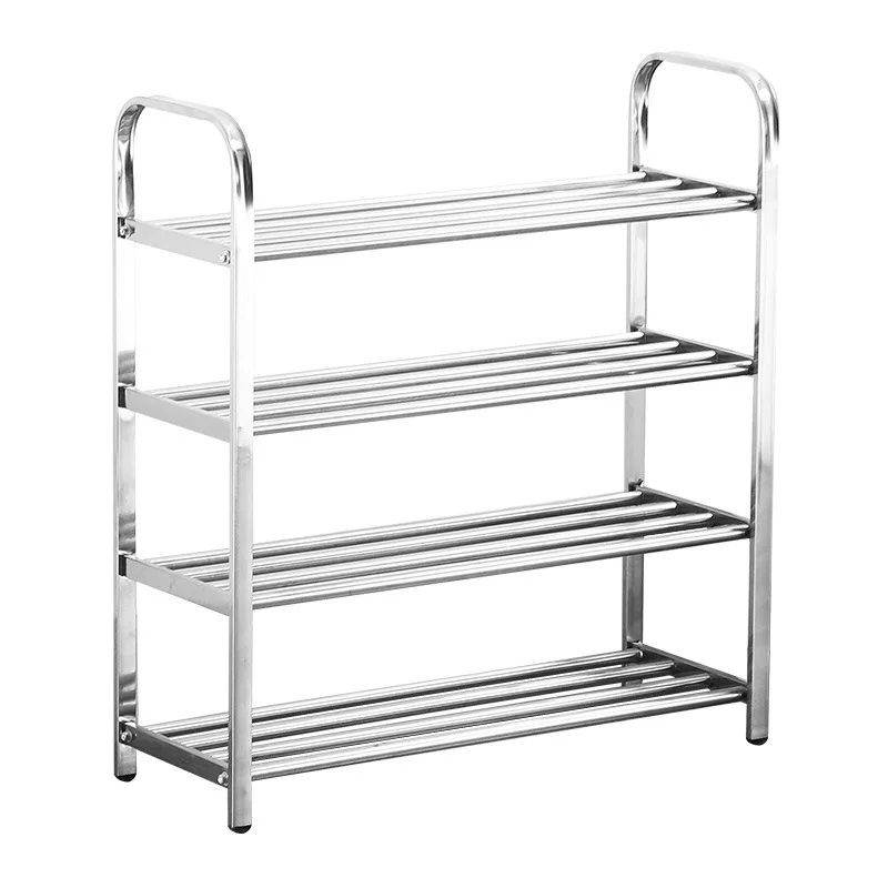 Stainless Steel Shoe Rack Large Capacity Multi-layer Simple