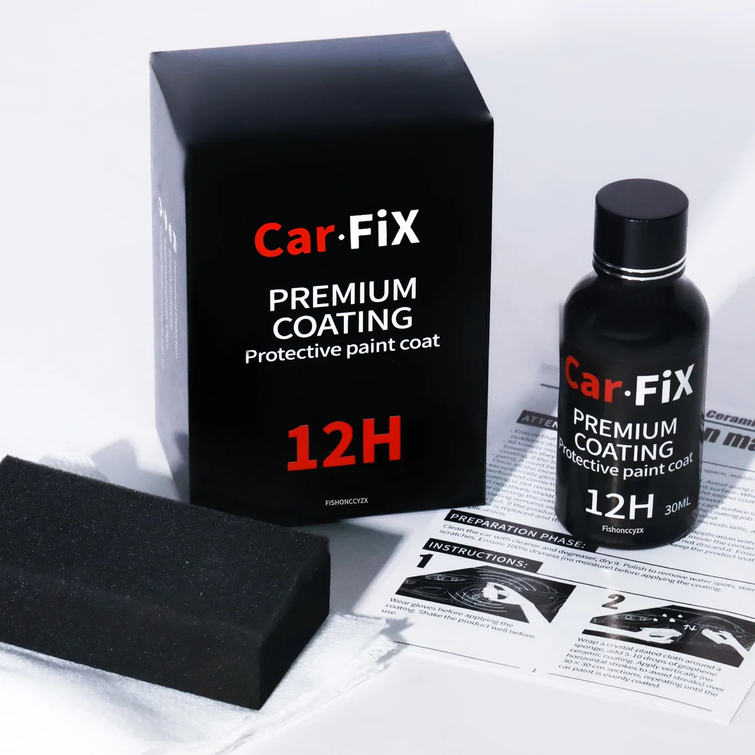 

Graphene Ceramic Coating 12H Coating for Car Detailing Professionals 5+ Years of Protection Car Ceramic Coat Super Hydrophobic