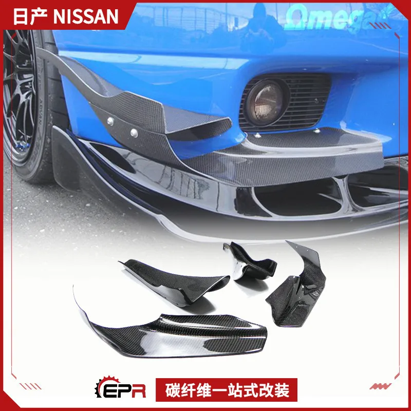 

EPR подходит для модификации Nissan Skyline GTR R33 AS, воздушный нож на передней панели, спойлер с фиксированным воздушным лезвием.