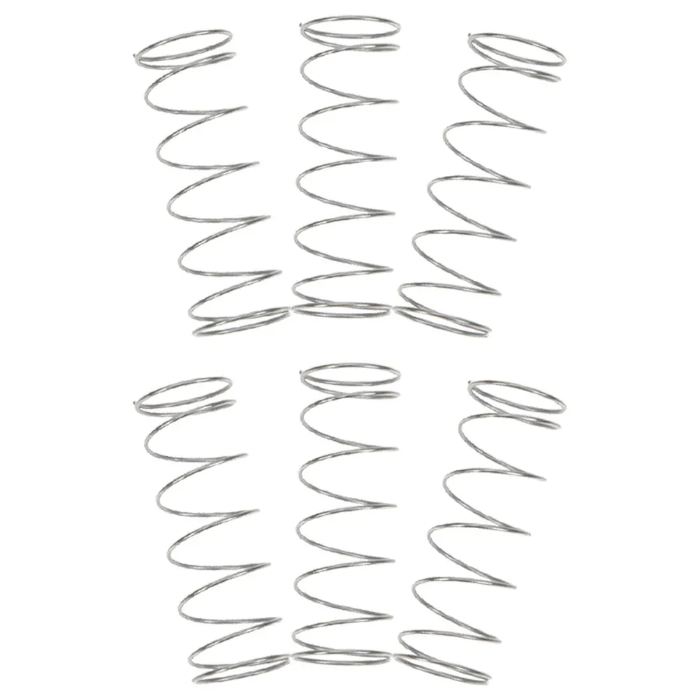 

6 Pcs Spring Trumpet Fitting for Replacement Button Springs Accessories Repairing Part Stainless Steel