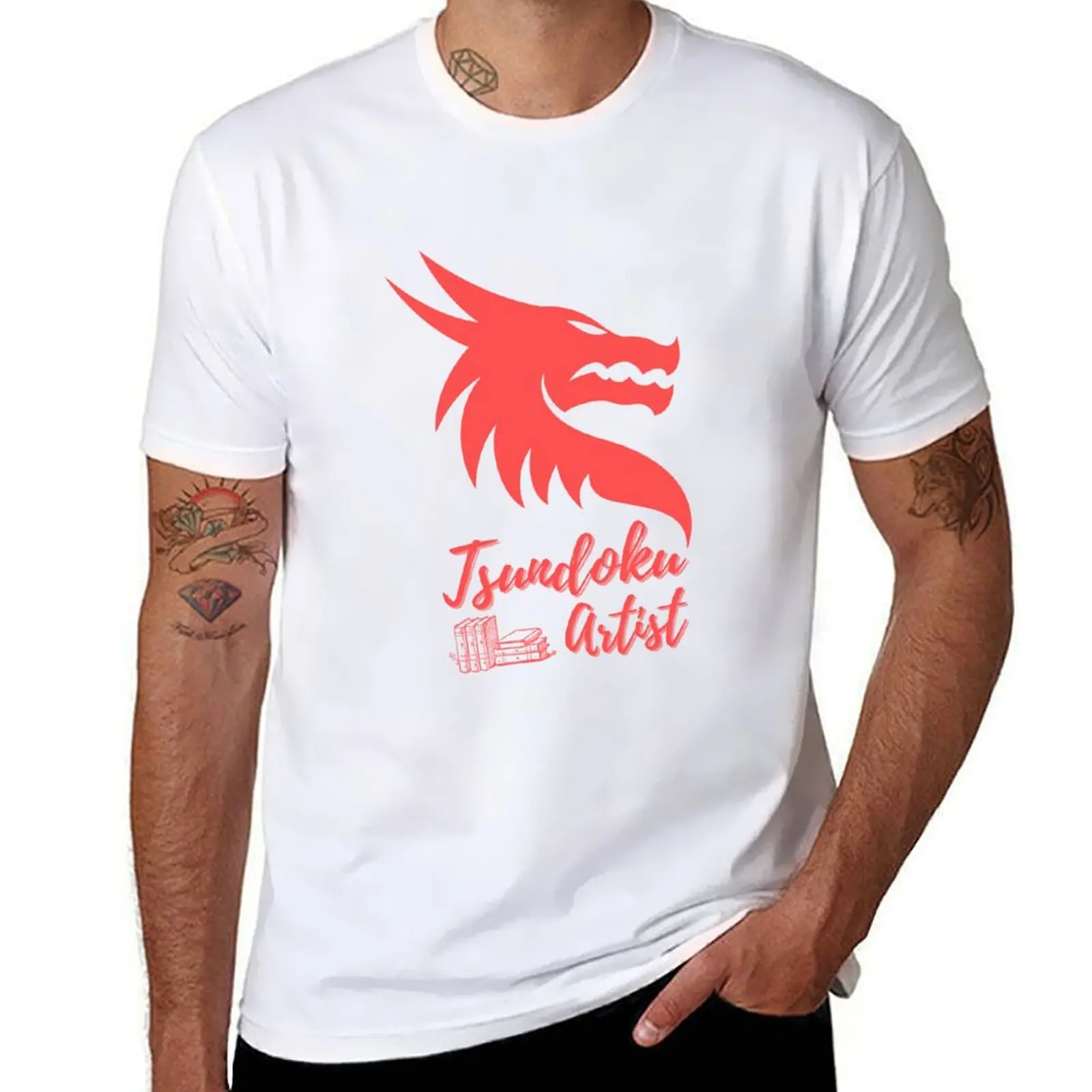 

Tsundoku artist T-Shirt t shirt man luxury t shirts for man pack cotton T-Shirt