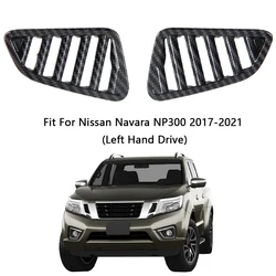 2pcs For Nissan Navara NP300 ST 2017-2021 Interior Accessories Gear Shift Panel Inner Door Handle Cover Trim Frame