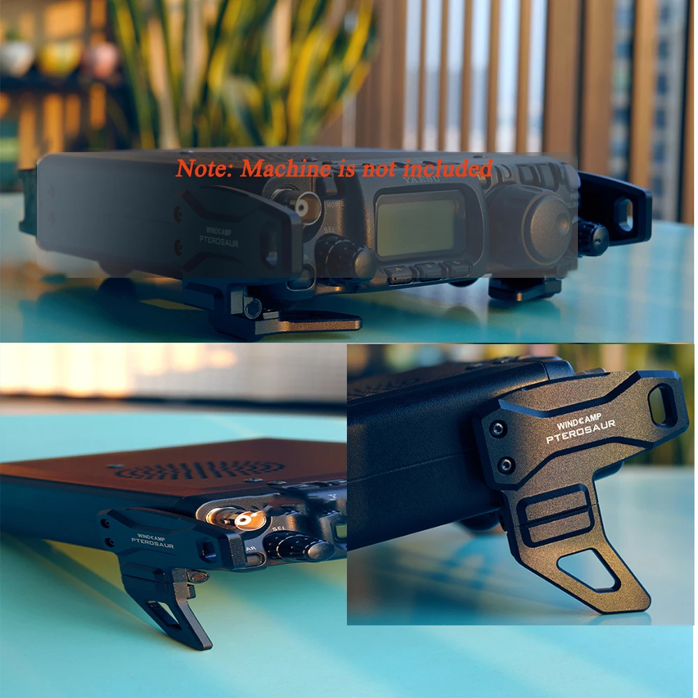 Staffa per piede in lega di alluminio Supporto per Pterosauri per YAESU FT-818ND 817ND FT-817 FT-818 HF Ham Radio