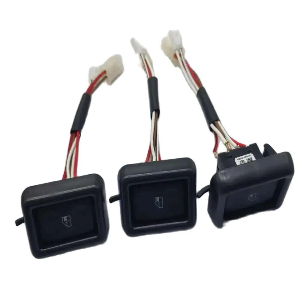 Botão de controle do interruptor do elevador de vidro elétrico, adequado para Volkswagen Santana 99