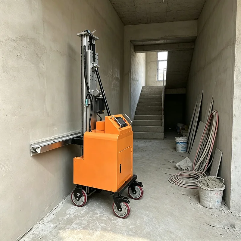 Cement Wall Smoothing Machine Electric Wall Rendering Screeding Machine for Decoration
