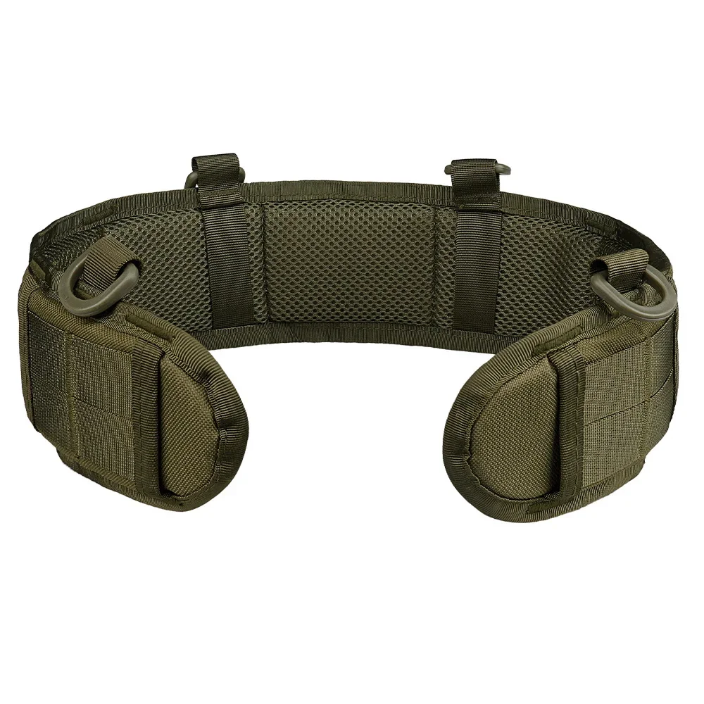 Tactical Adjustable Belt Outdoor Work Men Belt Army Combat CS Airsoft Hunting Paintball Padded Waist Belts Pocket