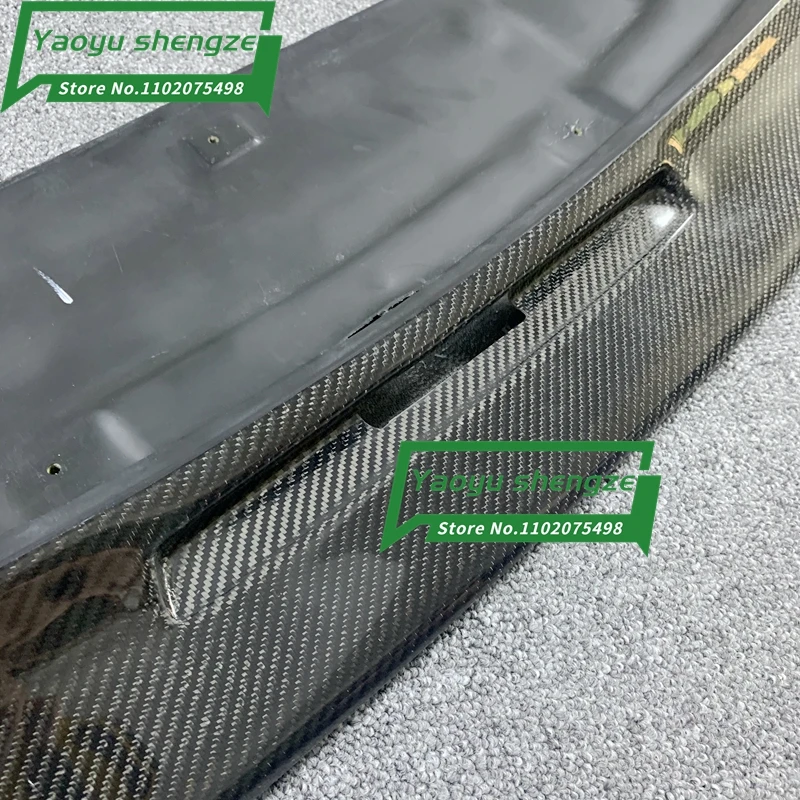 VOTEX style Scirocco Carbon Fiber Rear roof Lip Wing spoiler For Volkswagen VW Scirocco R  2010~2014