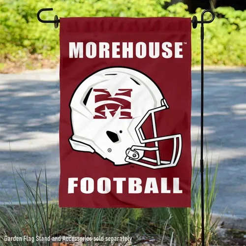 Morehouse Maroon Tigers Football Helmet Garden Yard Banner hhp