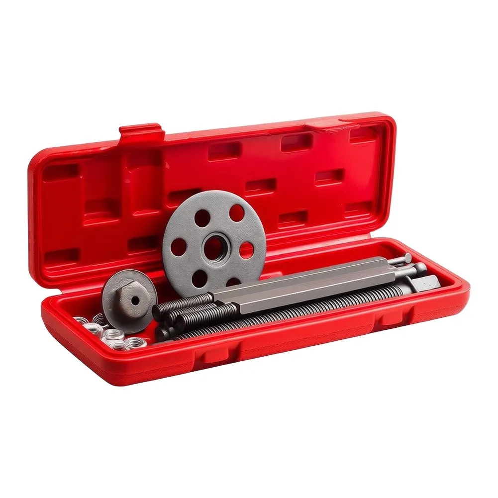 4 in 1 Puller Tool for Automotive Repair with Ergonomic Design High Torque Cast Iron Extractor 29x10x4.5cm Black Red