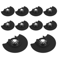 New 10Pcs HCS Flush Segment Starlock Multi Saw Blade Pack Oscillating Tool Blades For Cutting Wood Drywall Plastics