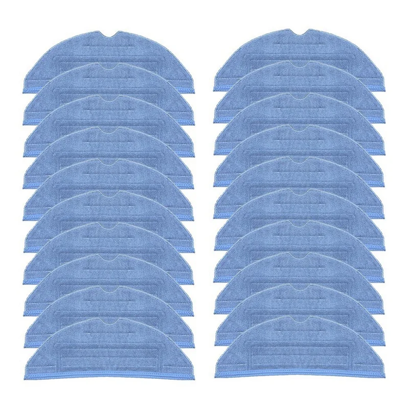 20Pcs Mop Cloths For Xiaomi Roborock T7 T7S T7plus T7splus S7 Mopping Cloth Pads Spare Parts