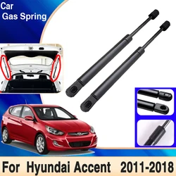 For Hyundai Accent Verna i25 Accent Hatchback 2010~2018 MK4 Car Trunk Tailgate Gas Struts Shock Strut Lift Supports Accessories