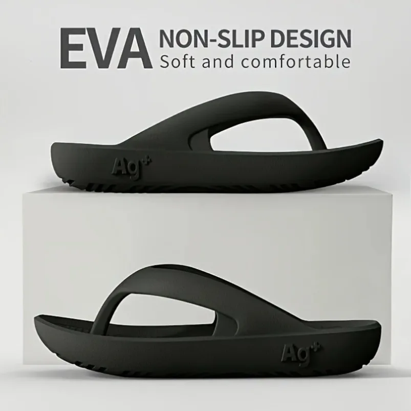 Slipper Men Flip Flops Cloud Sandals Summer Soft Beach Slides Home House Shoe Outdoor Male Clapper Bathroom Leisure Women