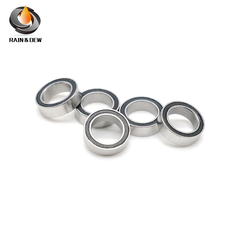 SMR128RS Stainless Bearing ABEC-7 (10PCS) 8*12*3.5mm Miniature SMR128-2RS Ball Bearings RS SMR128 2RS