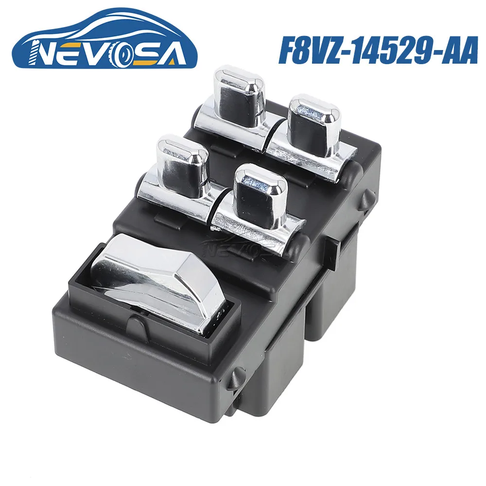 

NEVOSA F8VZ-14529-AA For Lincoln Town Car 1998 1999 2000 01 2002 Car Electric Window Lifter Switch Regulator Button F8VZ14529AA