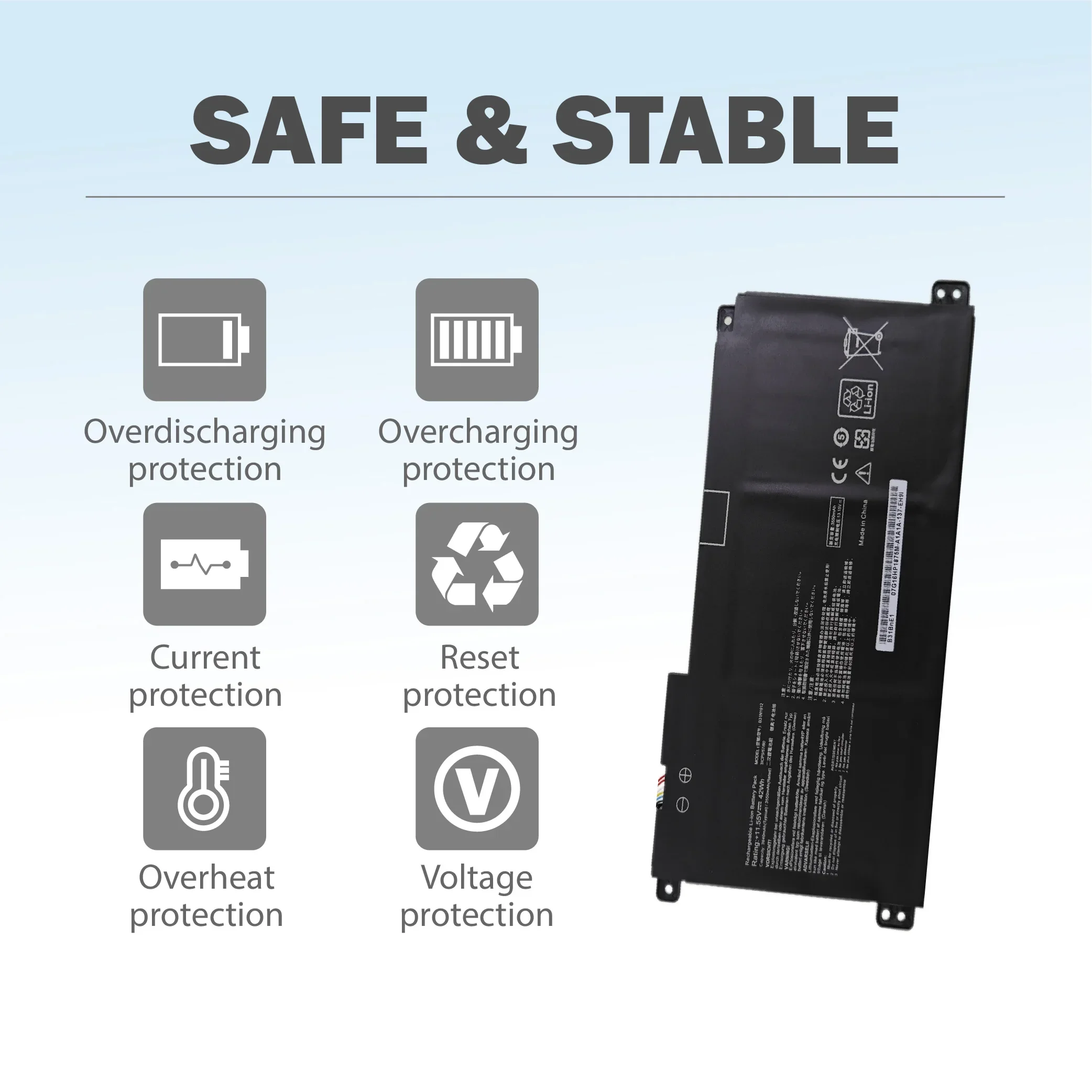 

B31N1912 C31N1912 Laptop Battery for ASUS VivoBook 14 E410MA L410MA F414MA E510MA E510KA L510MA 0B200-03680200