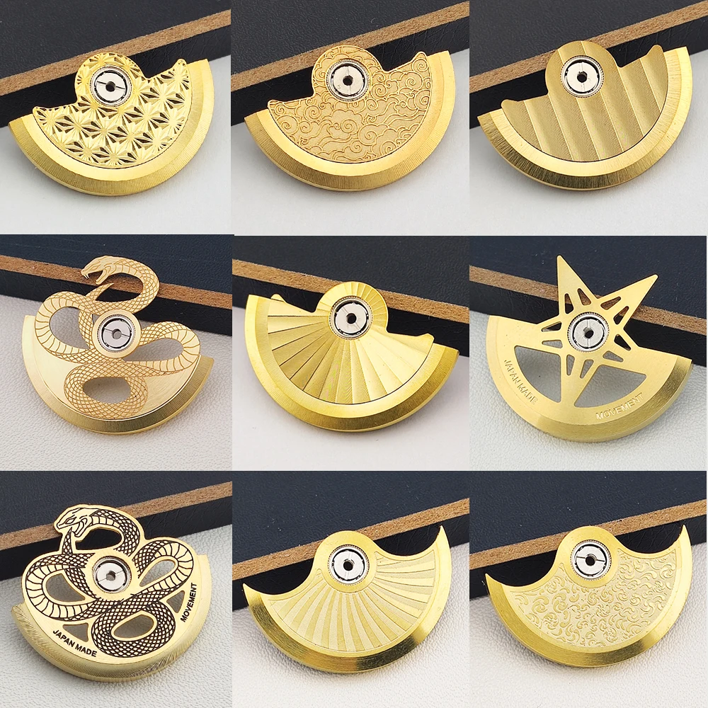 

Золотистый ротор-маятник для автоматических механизмов NH35, NH36, NH34, NH38, NH39, 7S26, 7S36, 4R35, 6R. Запчасть для модификации механических часов.