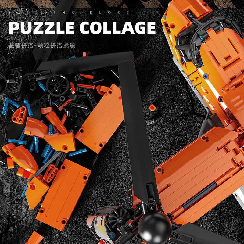 Blocs de construction pour enfants, jouet tendance, bricolage, assemblage, modèle d'avion de transport, affichage décoratif éducatif, cadeau pour enfants