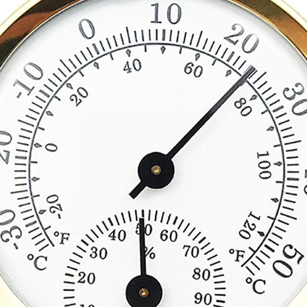 

Mini Hygrothermograph Analog Humidity Temperature Meter For Refrigerator Freezer -30 To 50°C Dial Thermometer Hygrometer