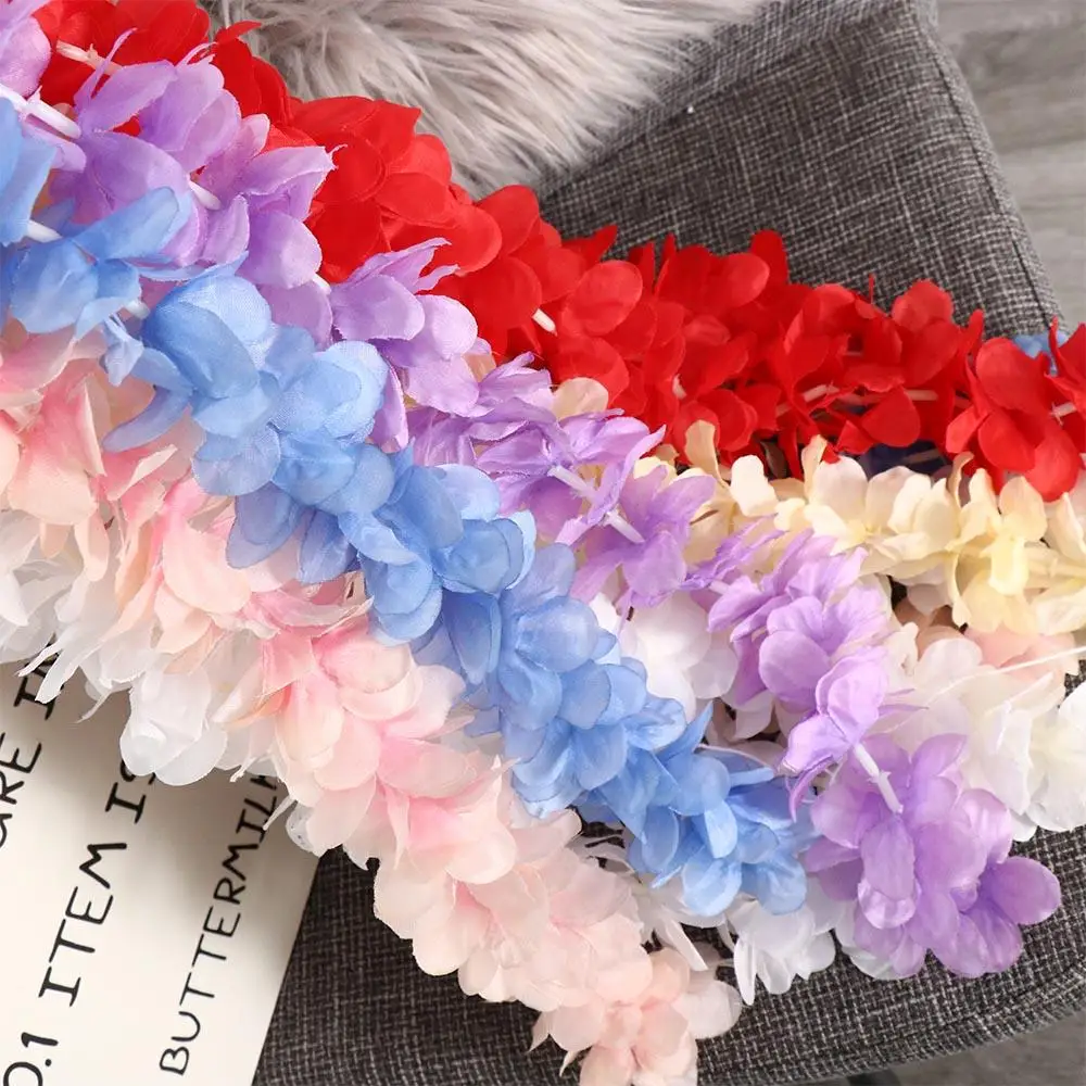 

White Artificial Living Room Garden Decoration Party Supplies Hanging Garland Wisteria Fake Flowers For Home