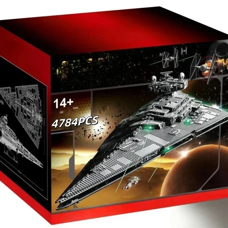

2025MEW UCS Imperial Destroyer Moc 75252 Display Building Blocks Bricks Toy Super Great Ultimate Spacecraft Christmas Gifts