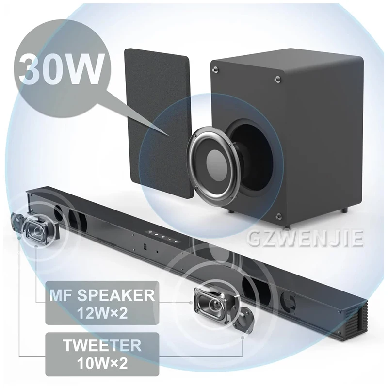 

Wireless Bluetooth Sound Bar Speaker System Super Power Sound Speaker Wired Wireless Surround Stereo Home Theater TV Projector