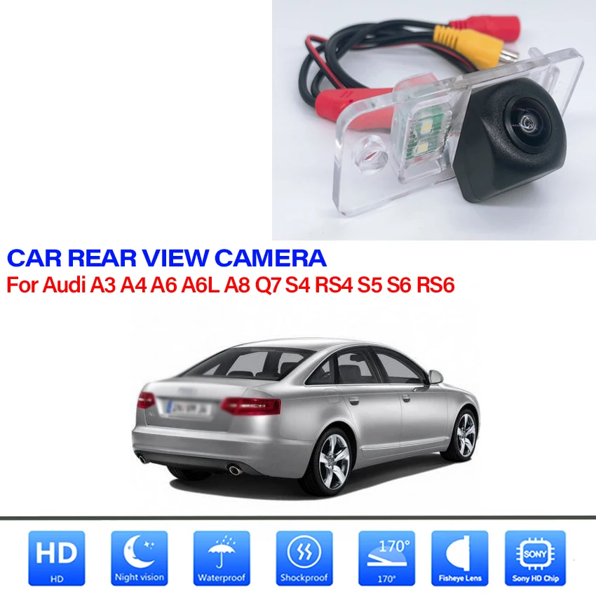 

Wireless Car Rear View camera Reverse Backup Camera Rearview Parking Camera For Audi A3 A4 A6 A6L A8 Q7 S4 RS4 S5 S6 RS6