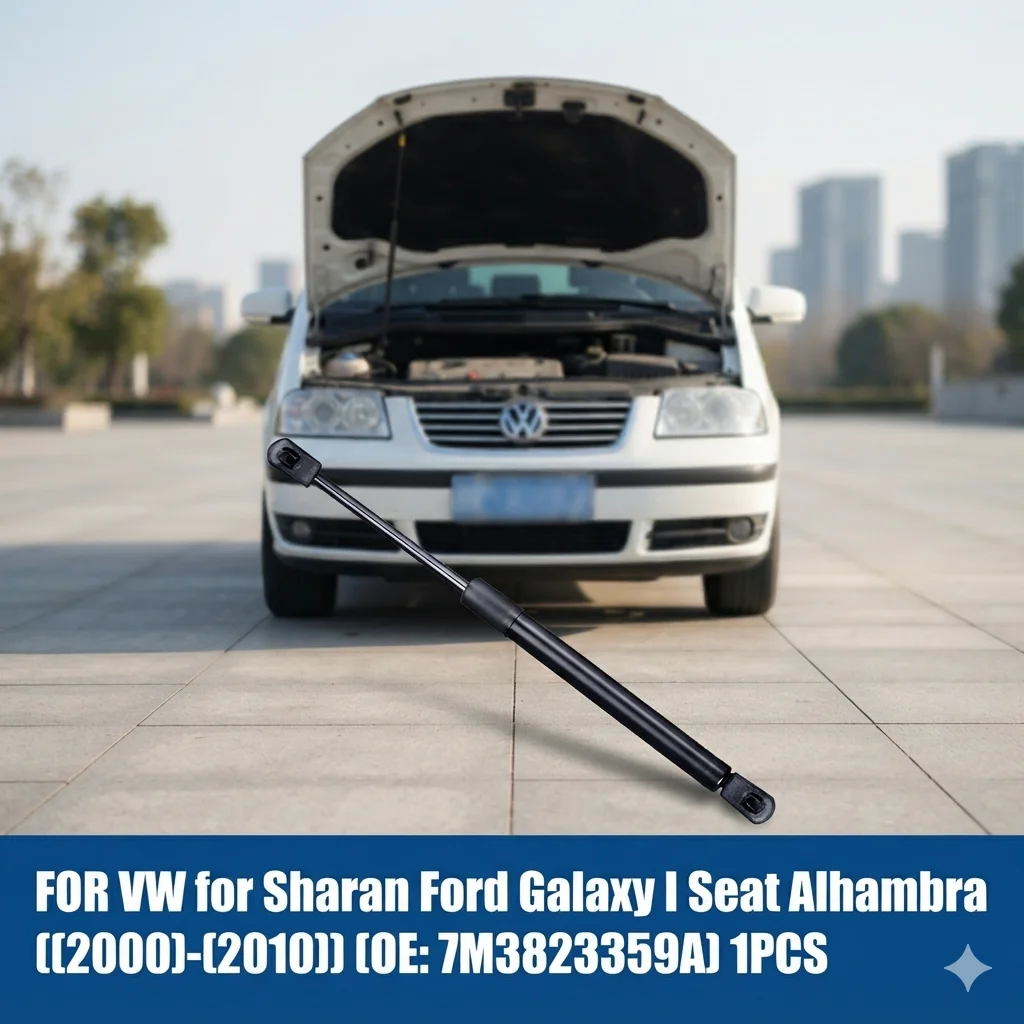 1PCS Auto Hood Lift Support Gas Springs Bonnet Rod For VW Sharan 7M SEAT Alhambra 2000-2010 7M3823359A