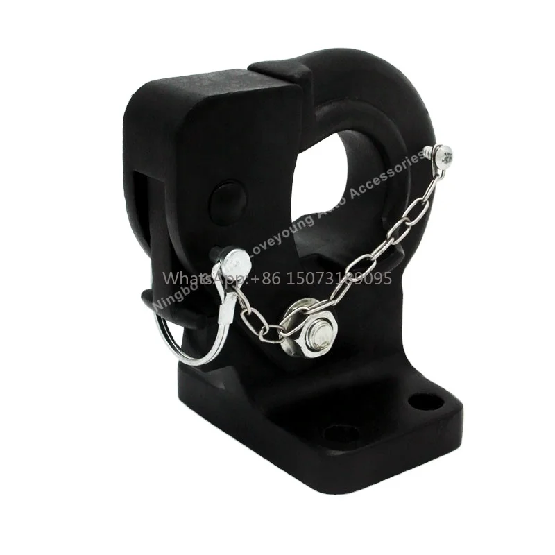 

Black Steel Universal Type 2T-3T Hitch Mount Towing Hook
