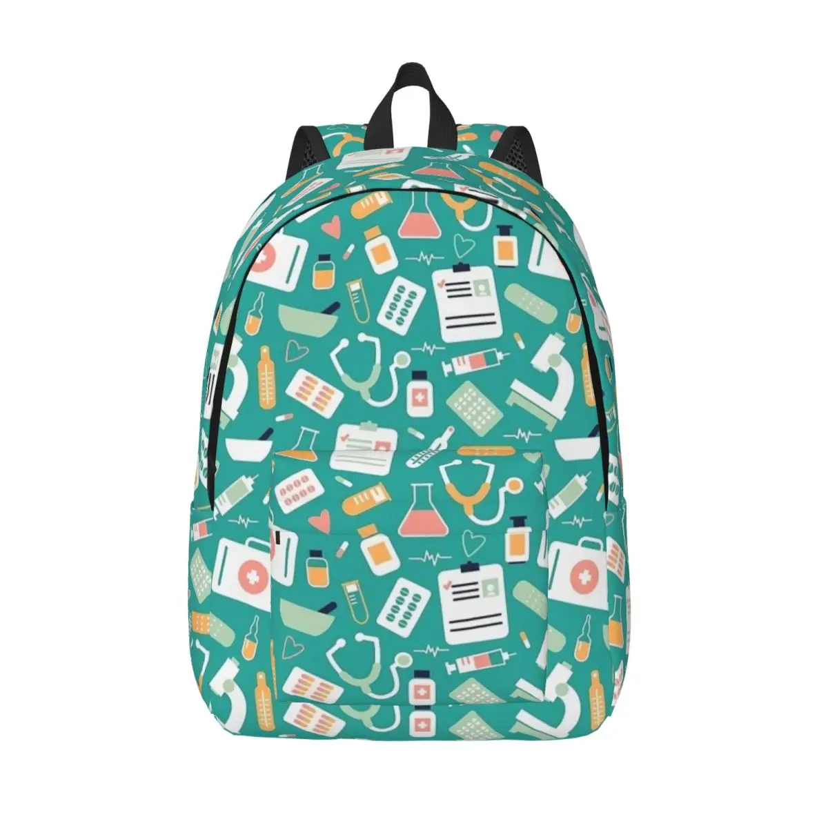 Wallpaper Nurse Medical Backpack for Boy Girl Kids Student School Bookbag Canvas Daypack Preschool Kindergarten Bag Gift