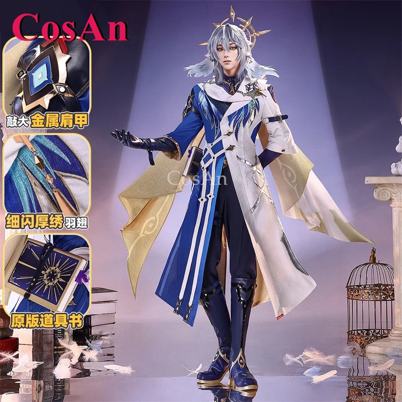 CosAn Game Honkai: Star Rail Sunday Cosplay Costumes New Skin Handsome Combat Uniforms Halloween Party Role Play Clothing S-XL