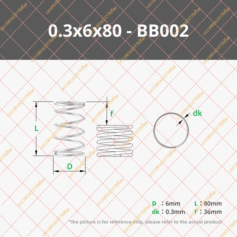 Brand new original standard parts compression spring accessories for Bambu lab3D printed models